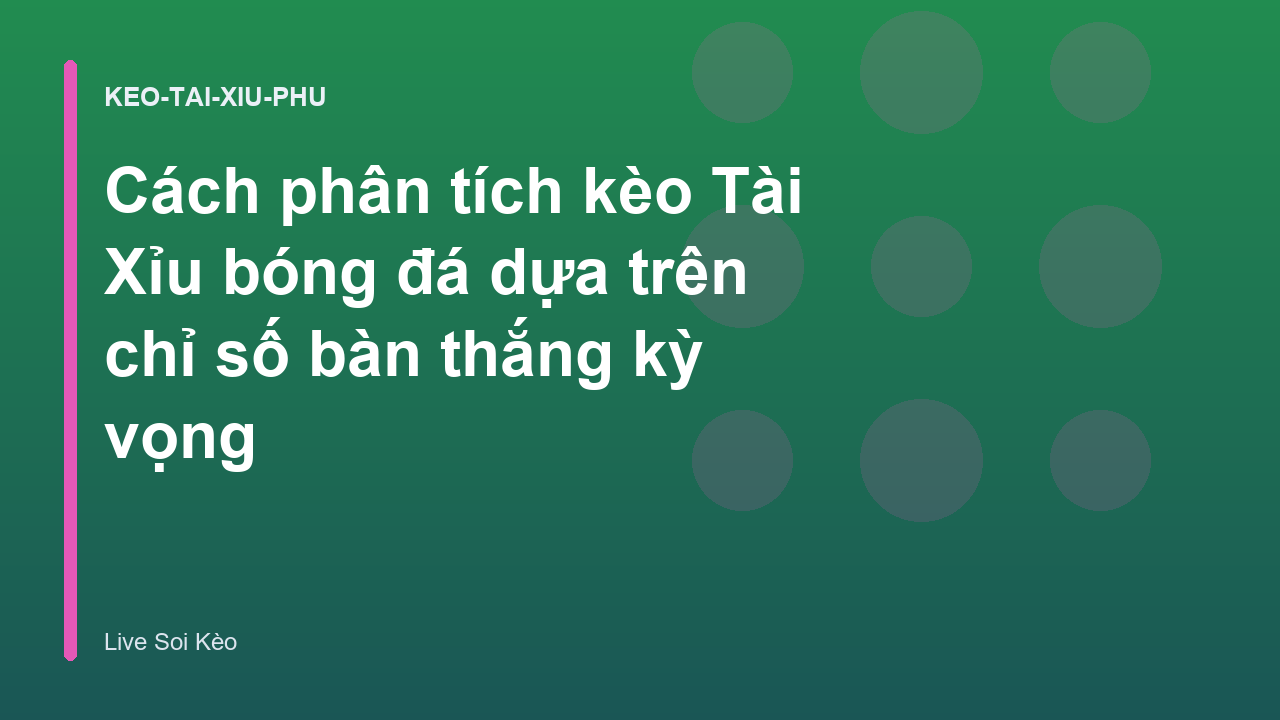 Read more about the article Cách phân tích kèo Tài Xỉu bóng đá dựa trên chỉ số bàn thắng kỳ vọng