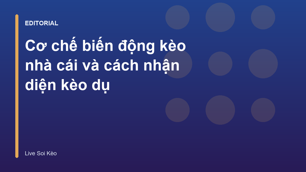 Biểu đồ minh họa biến động tỷ lệ kèo nhà cái