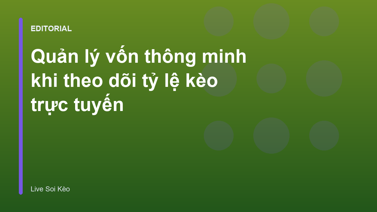 Biểu đồ quản lý vốn khi soi kèo bóng đá